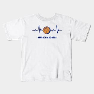 March Madness Heartbeat Kids T-Shirt